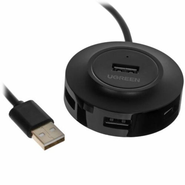 Bộ chia USB 4 cổng USB 2.0 2m Ugreen 30367 CR106 tốc độ truyền 480 Mbps, tương thích ngược USB 1.1, LED
