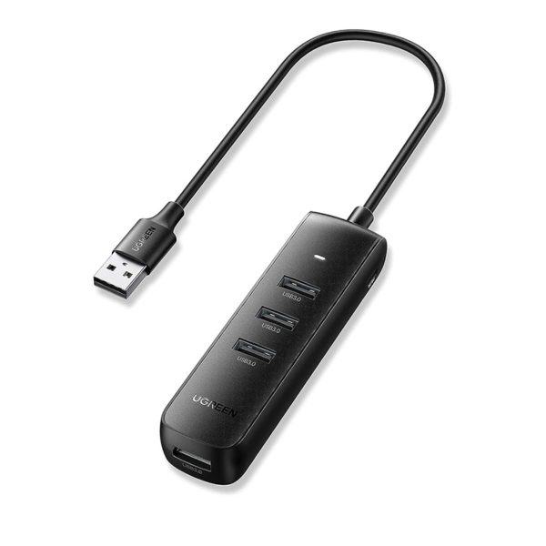 Bộ Chia 4 Cổng USB 3.0 25cm Ugreen 10915 CM416 4*USB 3.0, tốc độ 5Gbps, 5V
