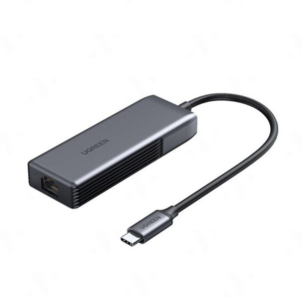 Cáp chuyển đổi Ugreen 70604 CM312 Type-C sang LAN 5G, chip AQC111U