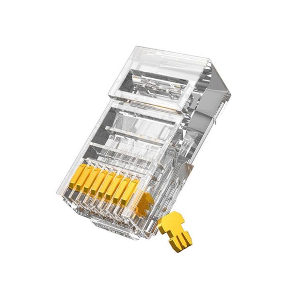 Đầu bấm mạng RJ45 Cat6 8P8C UTP mạ vàng 50U Ugreen 20840 (hộp 100c)