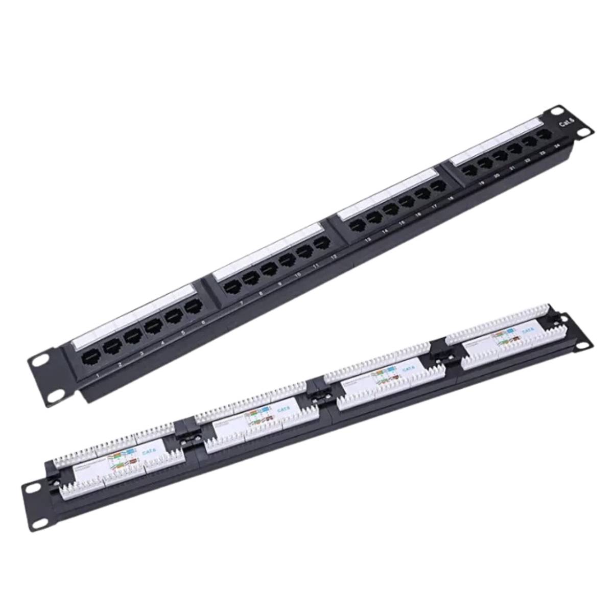 Thanh đấu nối Patch Panel Cat 5e 24 cổng nhân liền UGREEN 70422 cao cấp