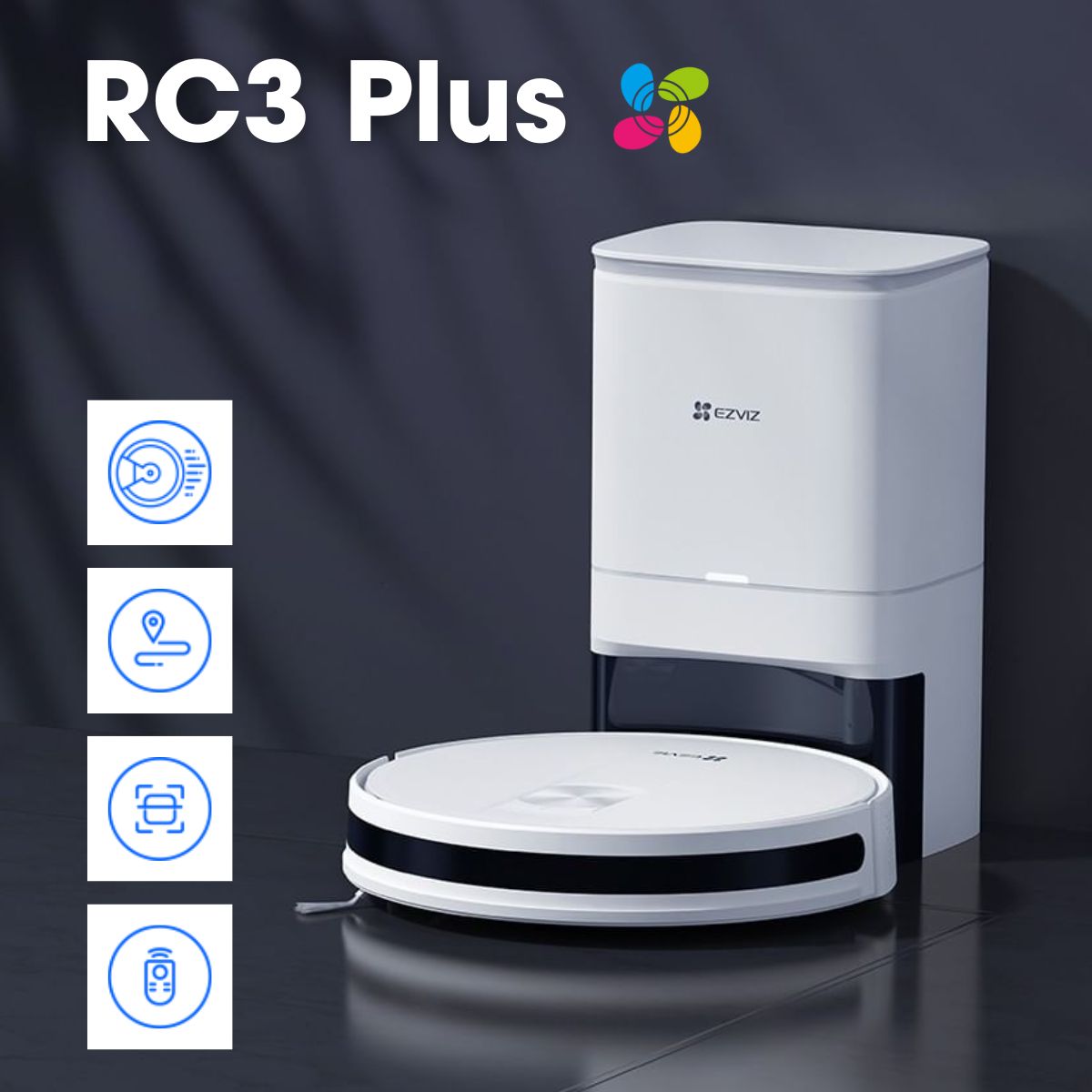 10160_robot_hut_bui_lau_nha_thong_minh_ezviz_rc3_plus_thumb Robot hút bụi lau nhà thông minh Ezviz RC3 Plus tránh vật cản, phát hiện thảm, điều khiển từ xa