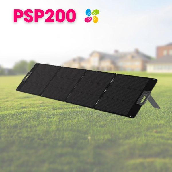 Tấm pin năng lượng mặt trời di động Ezviz PSP200 200W thiết kế cho máy phát điện Ezviz PS3000/PS600