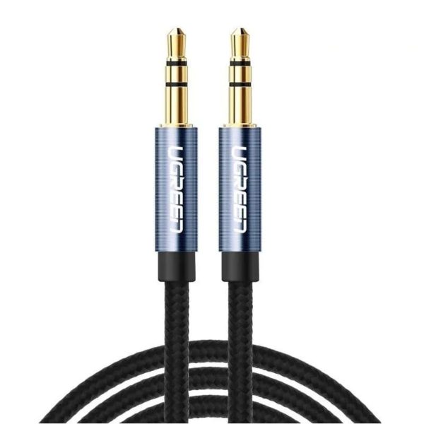 Cáp Audio AUX 3.5mm trên ô tô dài 1m chính hãng Ugreen 10685 cao cấp