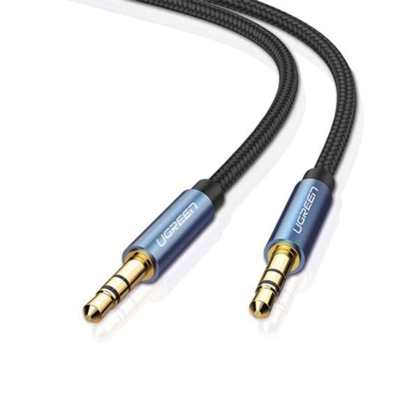 Cáp Audio AUX 3.5mm trên ô tô dài 2m chính hãng Ugreen 10687 cao cấp