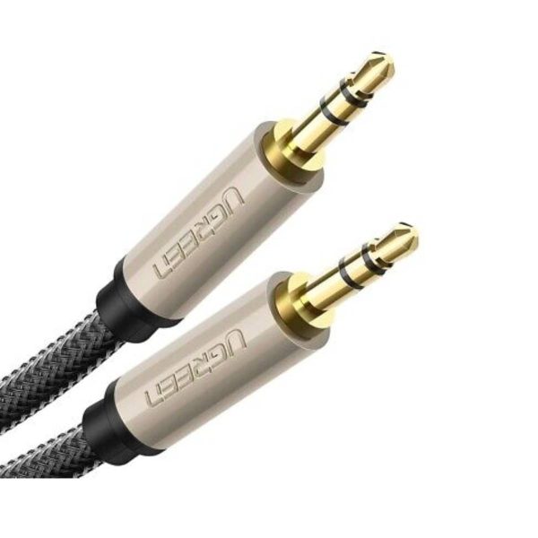 Cáp Audio AUX 3,5mm trên ô tô dài 3m chính hãng Ugreen 10605 cao cấp