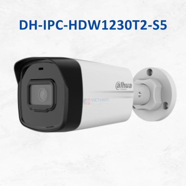 Camera IP Bullet Lite DAHUA DH-IPC-HFW1230TL2-S5 2MP, Hồng ngoại 30m, Chống nước IP67