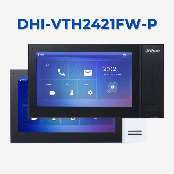 Màn hình chuông cửa IP LCD 7-inch Dahua DHI-VTH2421FW-P để lại tin nhắn, video, đàm thoại 2 chiều