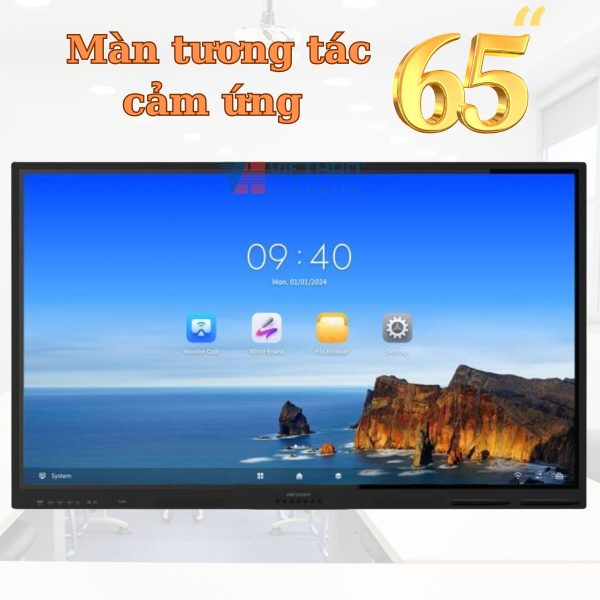 Màn hình tương tác cảm ứng  65-inch 4K HIKVISION DS-D5B65RB/EL, Tương tác đa điểm