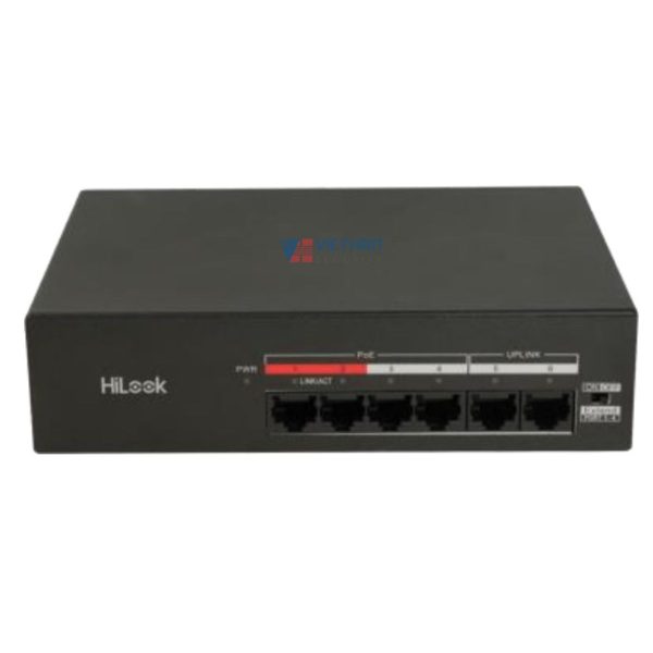 Module PoE Switch  4-port 10/100Mbps HILOOK DS-3E0106MP-35, Công suất 35W, Chống sét 2KV