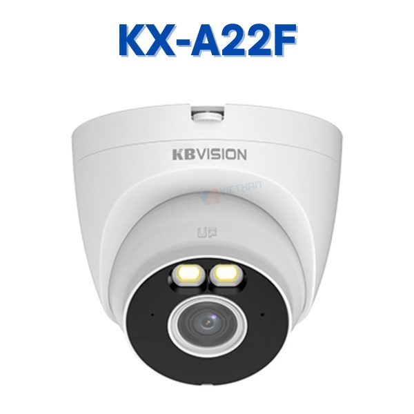 Camera IP Wifi  Dome Full Color KBVISION KX-A22F 2MP, Tích hợp MIC, Đèn LED, Phát hiện con người