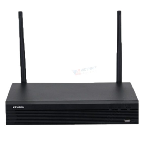 Đầu ghi hình Camera IP Wifi 4 kênh KBVISION KX-A8104WN 1080p, băng thông 40Mbps,1 ổ cứng 16 TB,