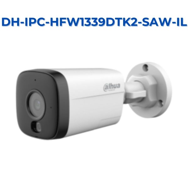 Camera IP Wifi DAHUA DH-IPC-HFW1339DTK2-SAW-IL 3MP, Tích hợp MIC, Phát hiện con người,  Hồng ngoại 30m