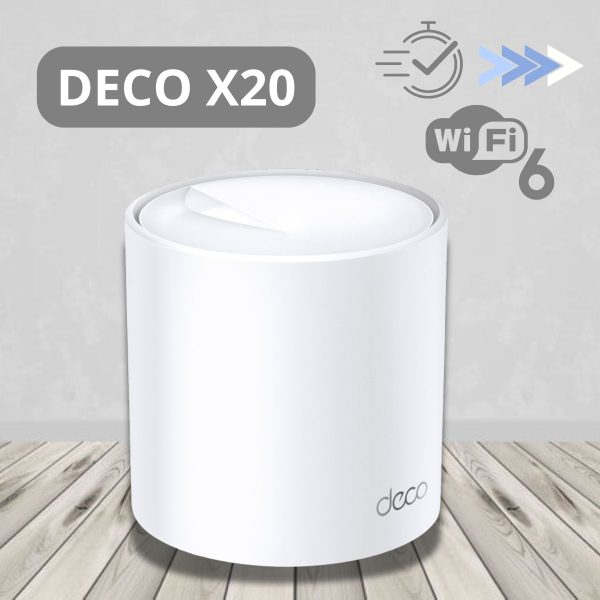 Hệ thống Wi-Fi 6 Mesh Deco X20 (1-Pack), Phủ sóng liền mạch, Một mạng thống nhất, Kết nối nhiều thiết bị