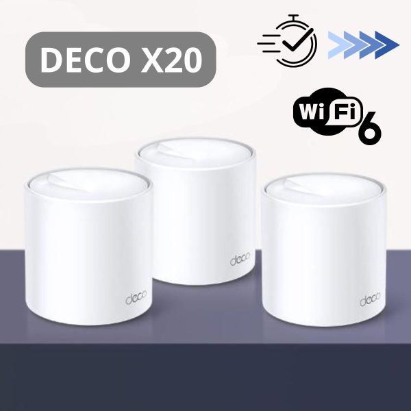 Hệ thống Wi-Fi 6 Mesh Deco X20 (3-Pack), Phủ sóng liền mạch, Một mạng thống nhất, Kết nối nhiều thiết bị
