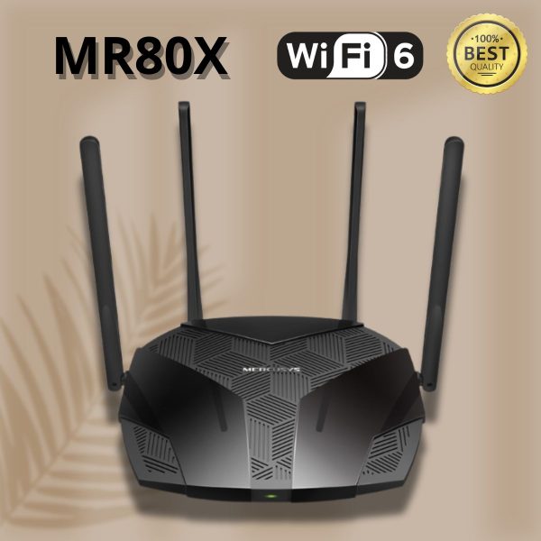 Router Wi-Fi 6 Gigabit TP-Link MR80X Băng tần kép AX3000, Bảo mật toàn diện, Kết nối nhiều thiết bị