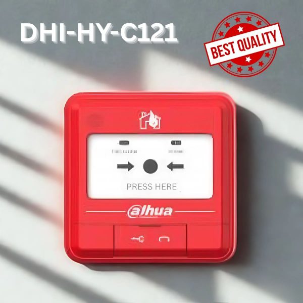 Nút khẩn cấp (vuông) Dahua DHI-HY-C121, Dễ lắp đặt, Chống chịu tốt với môi trường khắc nghiệt