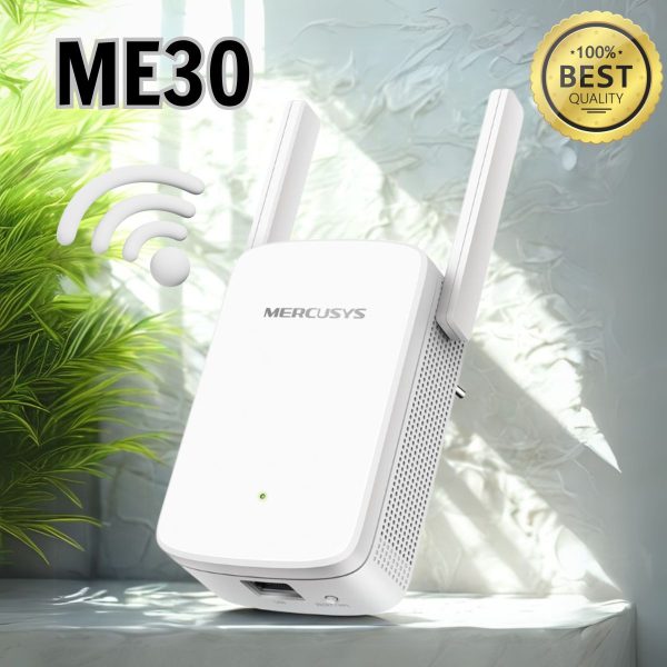 Bộ mở rộng sóng Wi-Fi 5 AC1200 Mercusys ME30, Hai Ăng-ten ngoài cố định, Loại bỏ điểm chết Wi-Fi