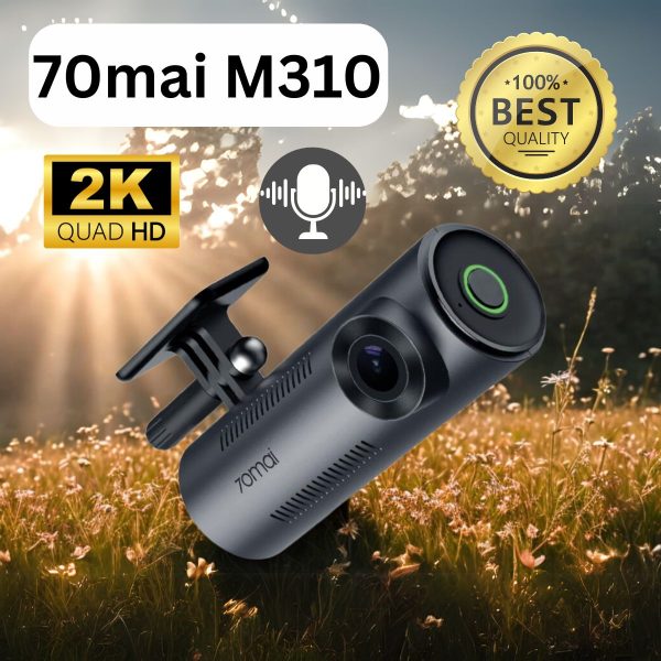 Camera hành trình 70mai M310, Ghi hình trước 2K 1296P sắc nét, Điều khiển giọng nói