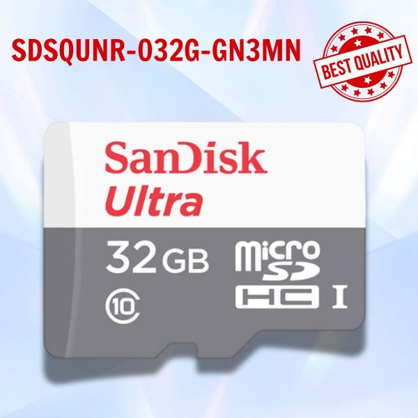 Thẻ nhớ Micro SD SanDisk 32GB SDSQUNR-032G-GN3MN Tốc độ đọc 100MB/s, Tốc độ ghi 15MB/s