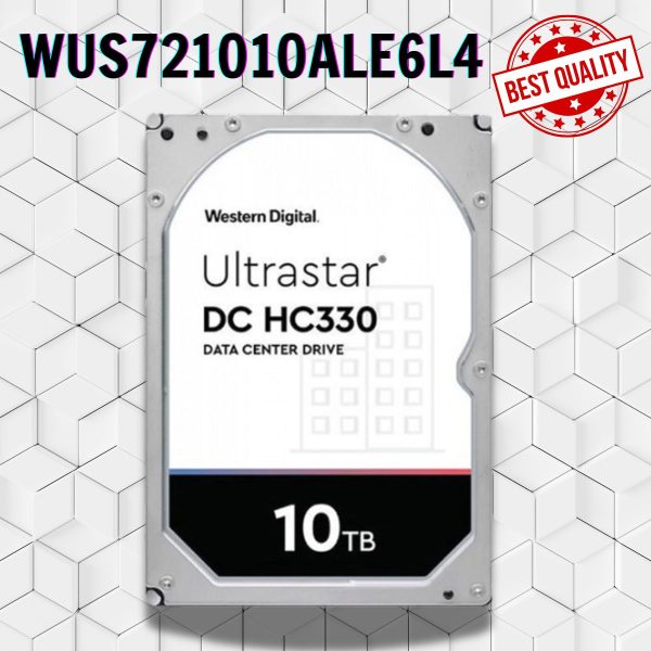 Ổ cứng HDD 10TB WD Enterprise Ultrastar DC HC330 WUS721010ALE6L4, Tốc độ vòng quay 7200rpm, Bộ nhớ đệm 256MB Cache