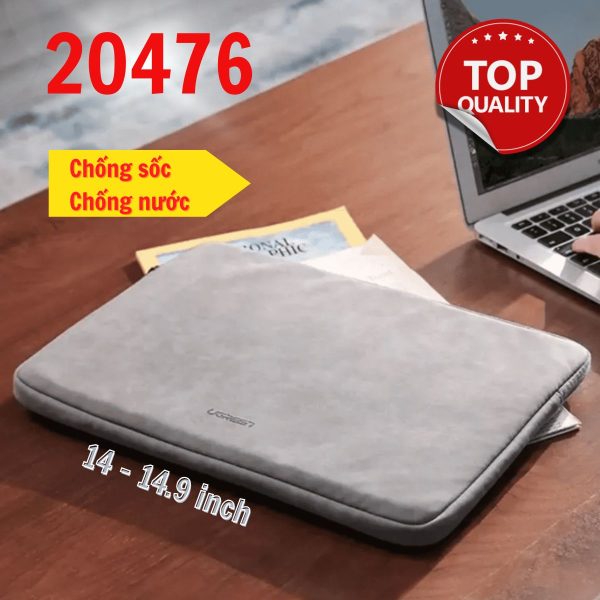 Ugreen 20476 Màu xám Túi đựng Laptop 14inch - 14.9 inch lP187
