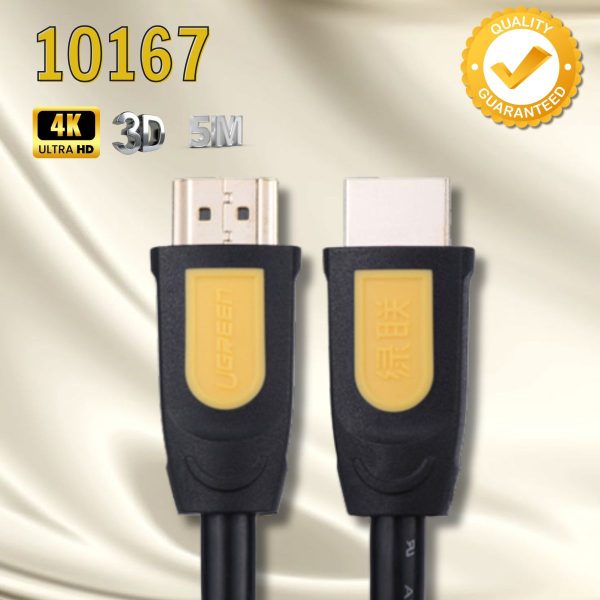Cáp tín hiệu HDMI chuẩn 1.4 Ugreen 10167 10m, hỗ trợ phân giải 4K * 2K