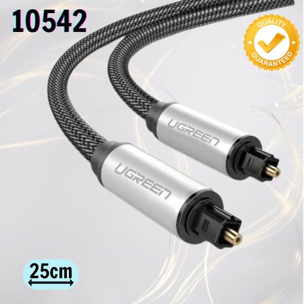 Cáp Audio quang 25cm Ugreen 10542 Âm thanh sống động, Chống nhiễu
