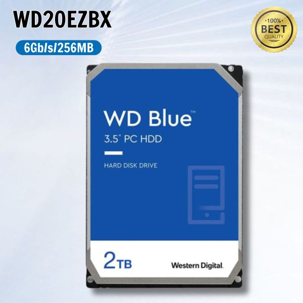 Ổ cứng Western Digital Blue 2TB WD20EZBX 3.5" SATA 3/256MB Cache/ 7200RPM
