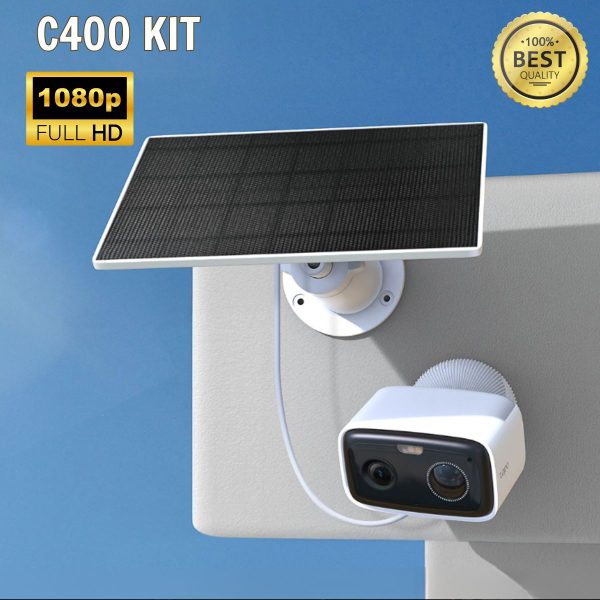 Bộ Kit Camera an ninh năng lượng mặt trời Tapo C400 KIT Hỗ trợ Full HD 1080P, Phát hiện người, Vùng riêng tư tuỳ chỉnh