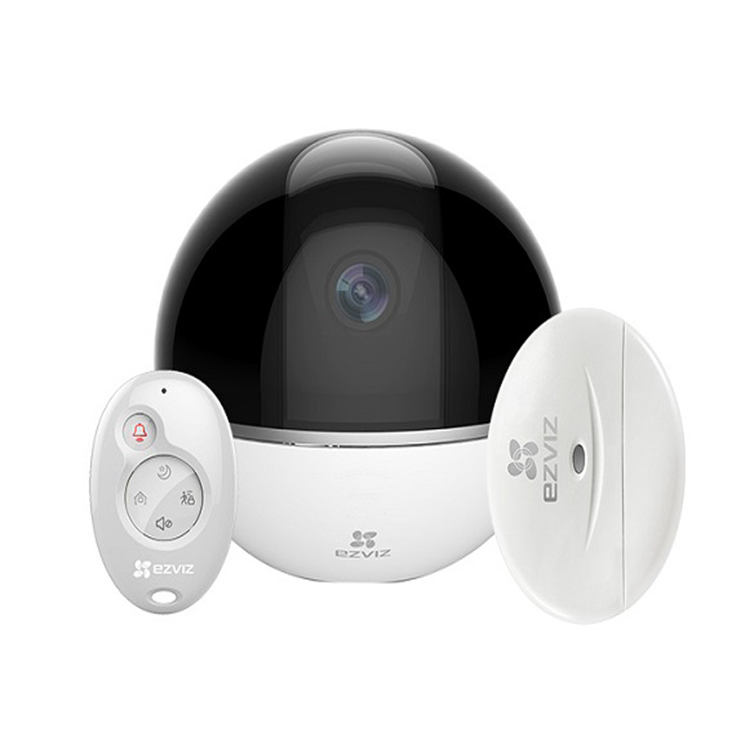 Trọn bộ báo trộm không dây EZVIZ CS-CV248-A3-32WMFR tích hợp Camera + Cảm biến hồng ngoại + Remote