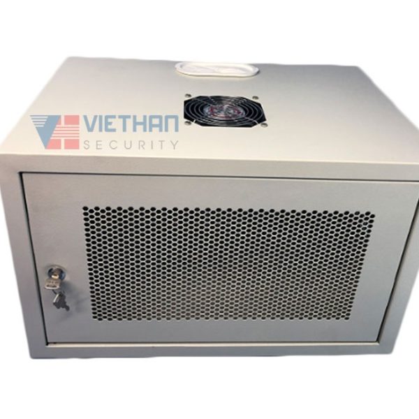 Tủ rack 12U ECP-WM12UW550C treo tường hoặc để bàn, 1 khóa, 1 ổ điện 4 port