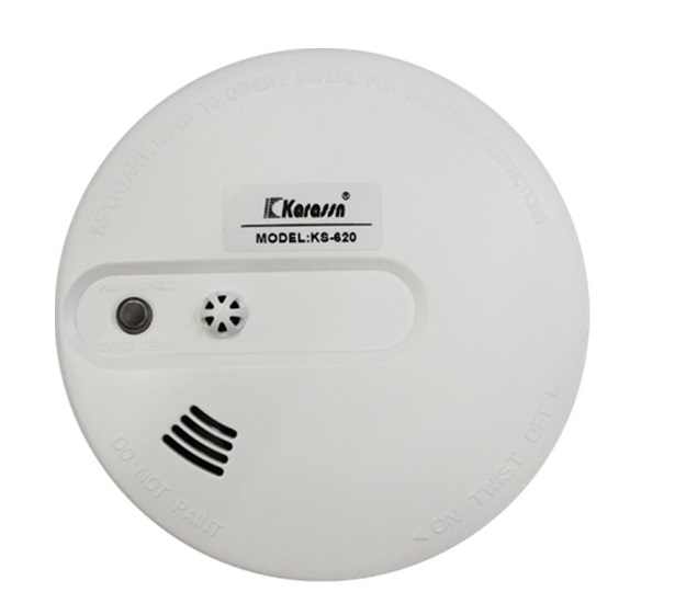 Đầu báo khói và nhiệt không dây KARASSN KS-620, Báo tại chỗ và kết nối với các trung tâm báo động