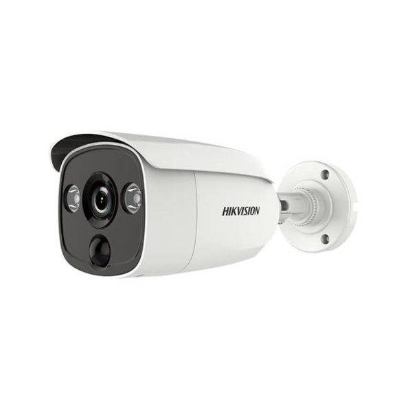 Camera quan sát analog HD Hikvision DS-2CE12H0T-PIRLO (HD-TVI, 5 MP, hồng ngoại 20 m, chống báo động giả)