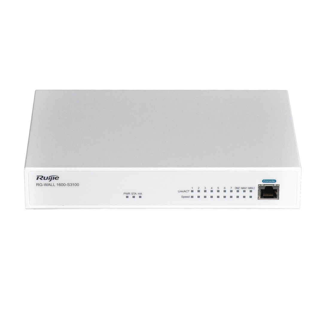 Thiết bị mạng HUB - SWITCH Ruijie RG-WALL 1600-S3100-LIS-1Y (10 cổng GE, 1U)