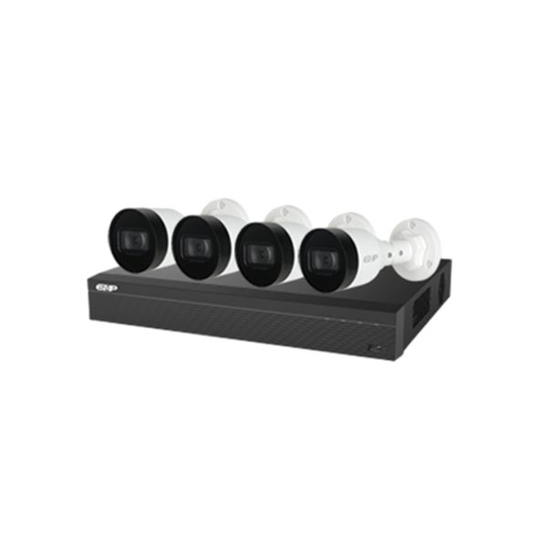 Bộ KIT EZIP-KIT NVR1B04HC-4P/E/ 4-B1B20P ( 4 Camera 2 MP + 1 Đầu ghi 4 kênh)