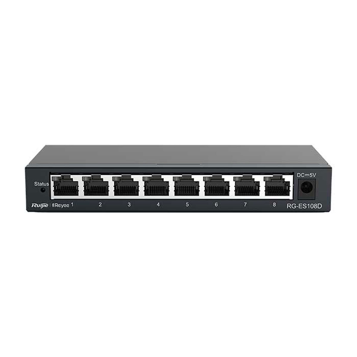Thiết bị chuyển mạch 8 cổng Switch RUIJIE RG-ES108GD tốc độ chuyển mạch 16Gbps, support auto MDI/MDIX