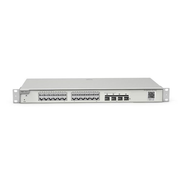 Thiết bị mạng HUB -SWITCH Ruijie RG-NBS5100-24GT4SFP ( 24-Port Gigabit L2+ Managed Switch, 24 Gigabit RJ45 Ports, 4 SFP Ports,19-inch Rack-mountable Steel Case, Static Routing )