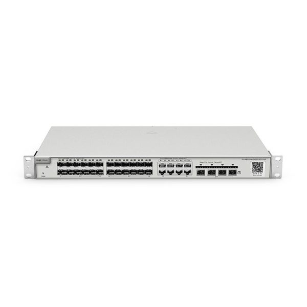 Thiết bị mạng HUB -SWITCH Ruijie RG-NBS5200-24SFP/8GT4XS ( 24-Port SFP L2+ Managed Switch, 24 SFP Slots, 8 Gigabit RJ45 Combo Ports,4 *10G SFP+ Slots )