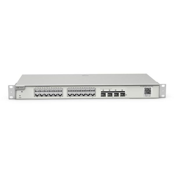 Thiết bị mạng HUB -SWITCH Ruijie RG-NBS5200-24GT4XS ( 24-Port 10G L2+ Managed Switch, 24 Gigabit RJ45 Ports, 4 *10G SFP+ Slots,19-inch Rack-mountable Steel Case, Static Routing )