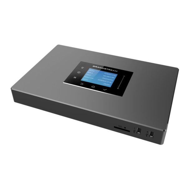 Tổng đài Grandstream UCM6302 Video và audio IP Cloud, 1000 user, 150 cuộc gọi đồng thời, 2 cổng PSTN, 2 cổng máy lẻ analog