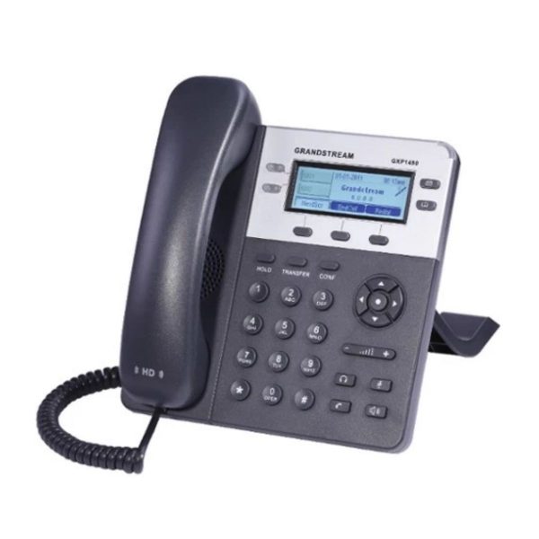 Điện thoại IP PoE Grandstream GXP1450 2 cổng LAN 10/100, màn hình LCD