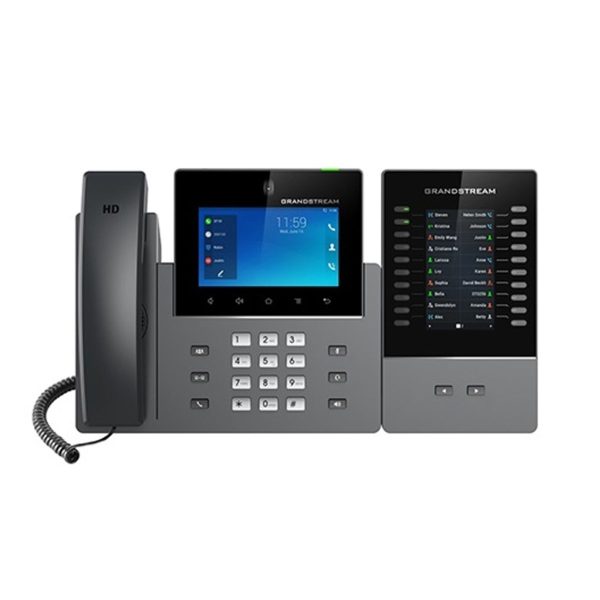 Điện thoại IP Wifi video call Grandstream GXV3250 hỗ trợ PoE, Bluetooth, 2 cổng mạng Gigabit