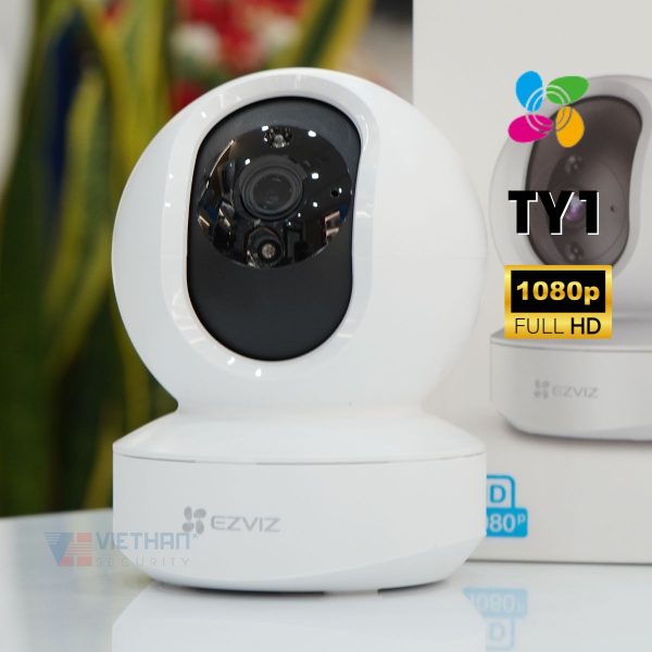 Camera không dây EZVIZ TY1 wifi HD1080P 2MP đàm thoại 2 chiều xoay theo chuyển động.
