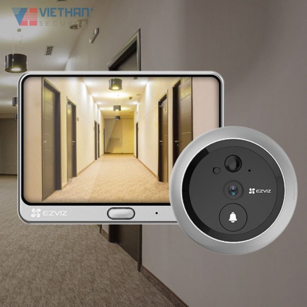 Bộ chuông cửa thông minh EZVIZ DP1C ( Hỗ trợ 2.4G Wi-F, đàm thoại 2 chiều, phát hiện chuyển động PIR, chuông báo)