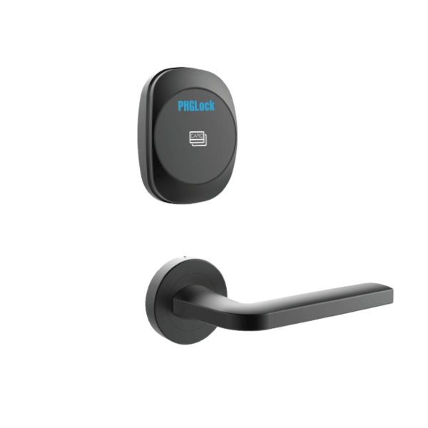 Khóa cửa khách sạn thẻ MF08, chìa khóa cơ PHGLock MF2112 màu đen