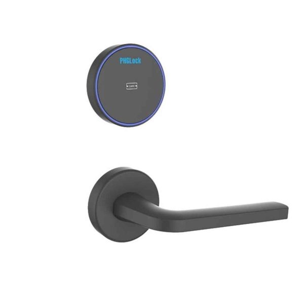 Khóa cửa khách sạn thẻ MF08, chìa khóa cơ PHGLock MF2115 màu đen