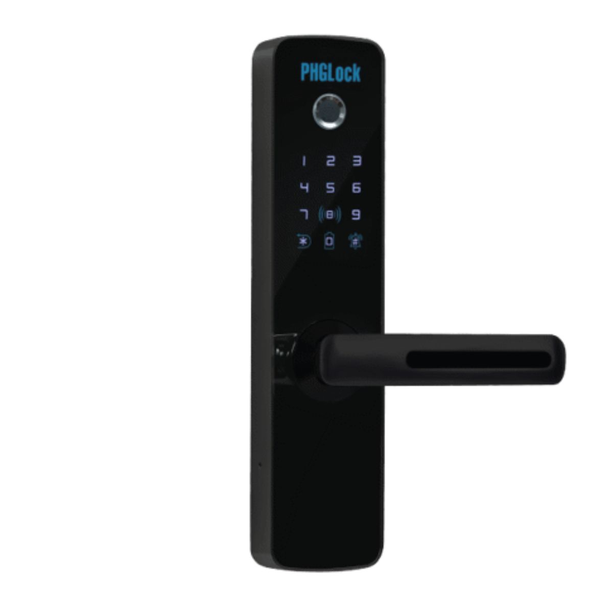 Khóa điện tử vân tay PHGLock FP7153 256 thẻ MI, 256 mật mã, 100 vân tay, chìa khóa cơ