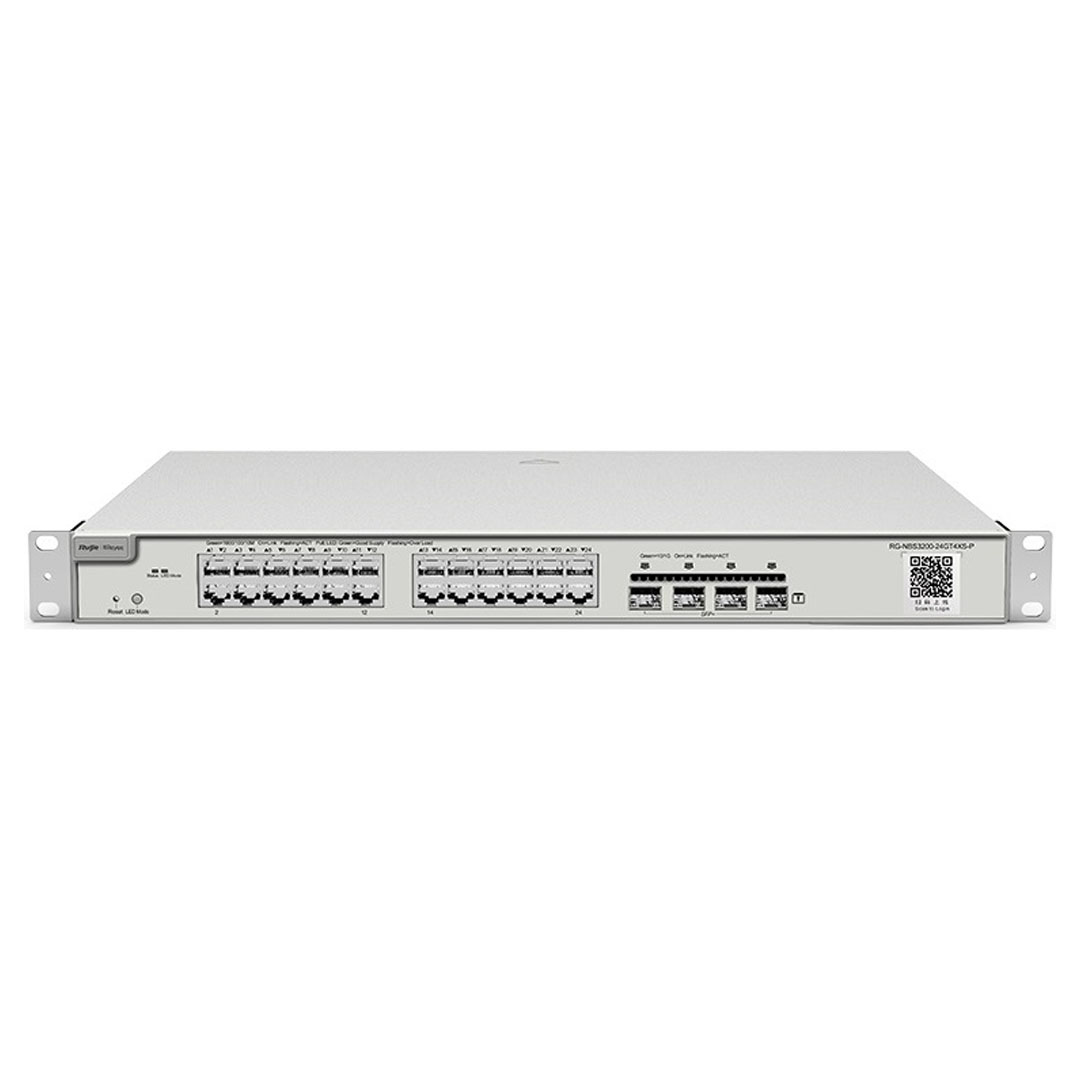 Thiết bị mạng HUB Switch RUIJIE REYEE RG-NBS3200-24GT4XS-P (24 cổng 10/100/1000BASE-T PoE/PoE)