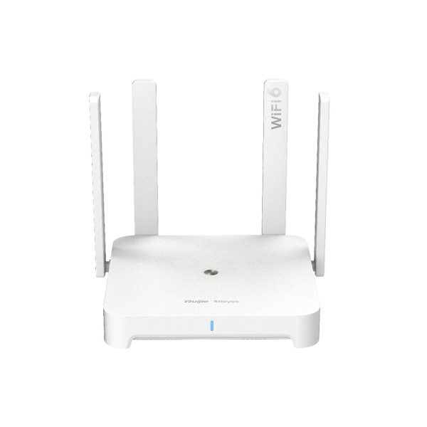 Bộ phát wifi không dây 4 cổng LAN Ruijie Reyee RG-EW1800GX PRO tốc độ 1800Mbps, 2 băng tần 2.4GHz và 5GHz, hỗ trợ Mesh 5 thiết bị